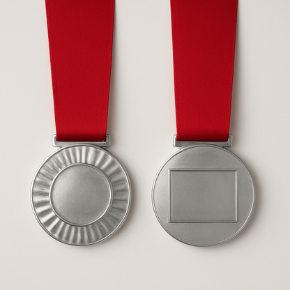 Sunray Medal with Custom Centre and Ribbon