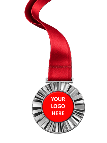 Sunray Medal with Custom Centre and Ribbon