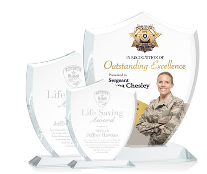 Acrylic Shield Trophy