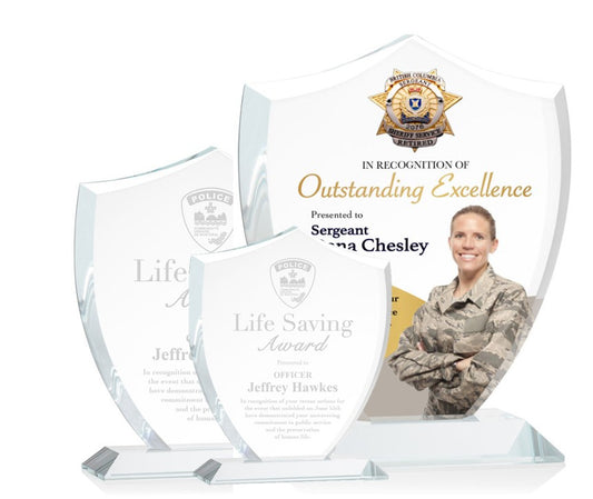 Acrylic Shield Trophy