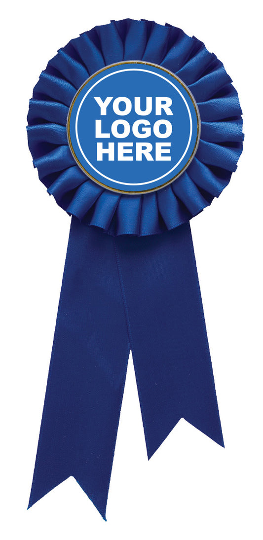 Blue Rosette w/ Hook