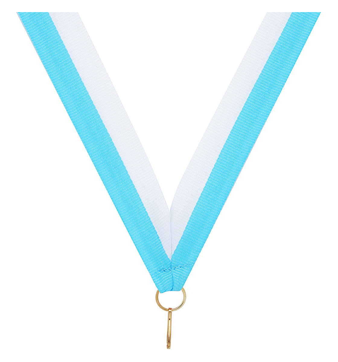 Light Blue / White Ribbon