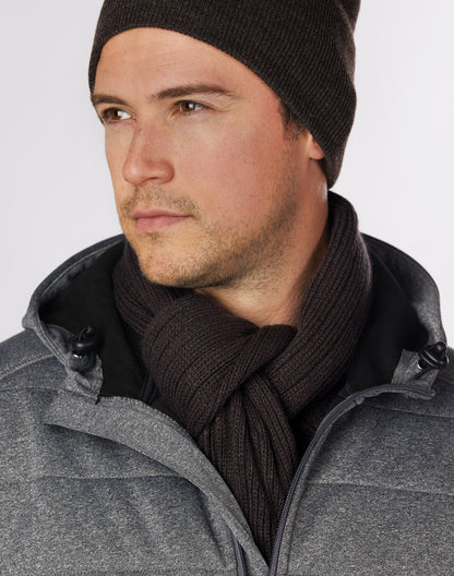 [SCF02] Cable Knit Scarf (Acrylic knit with cable row feature)