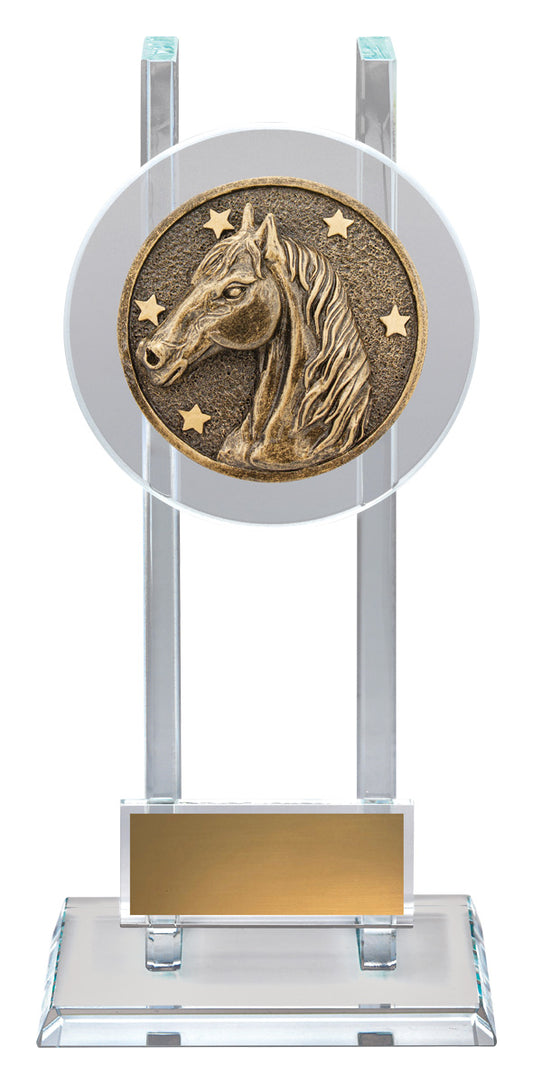 Horse Spartan Glass