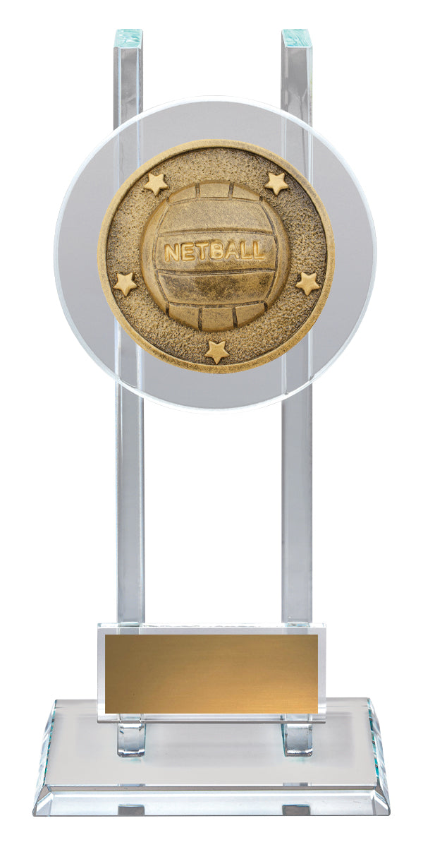 Netball Spartan Glass