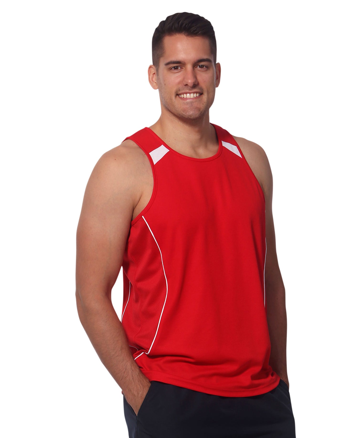 [SL53] Men's Truedry Fashion Singlet