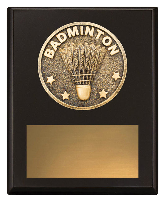 Challenge Plaque - Badminton
