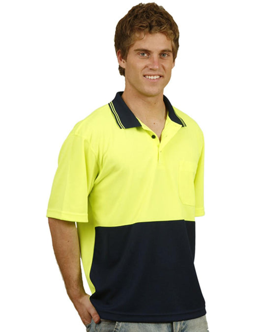 [SW01TD] Hi-Vis truedry safety polo S/S