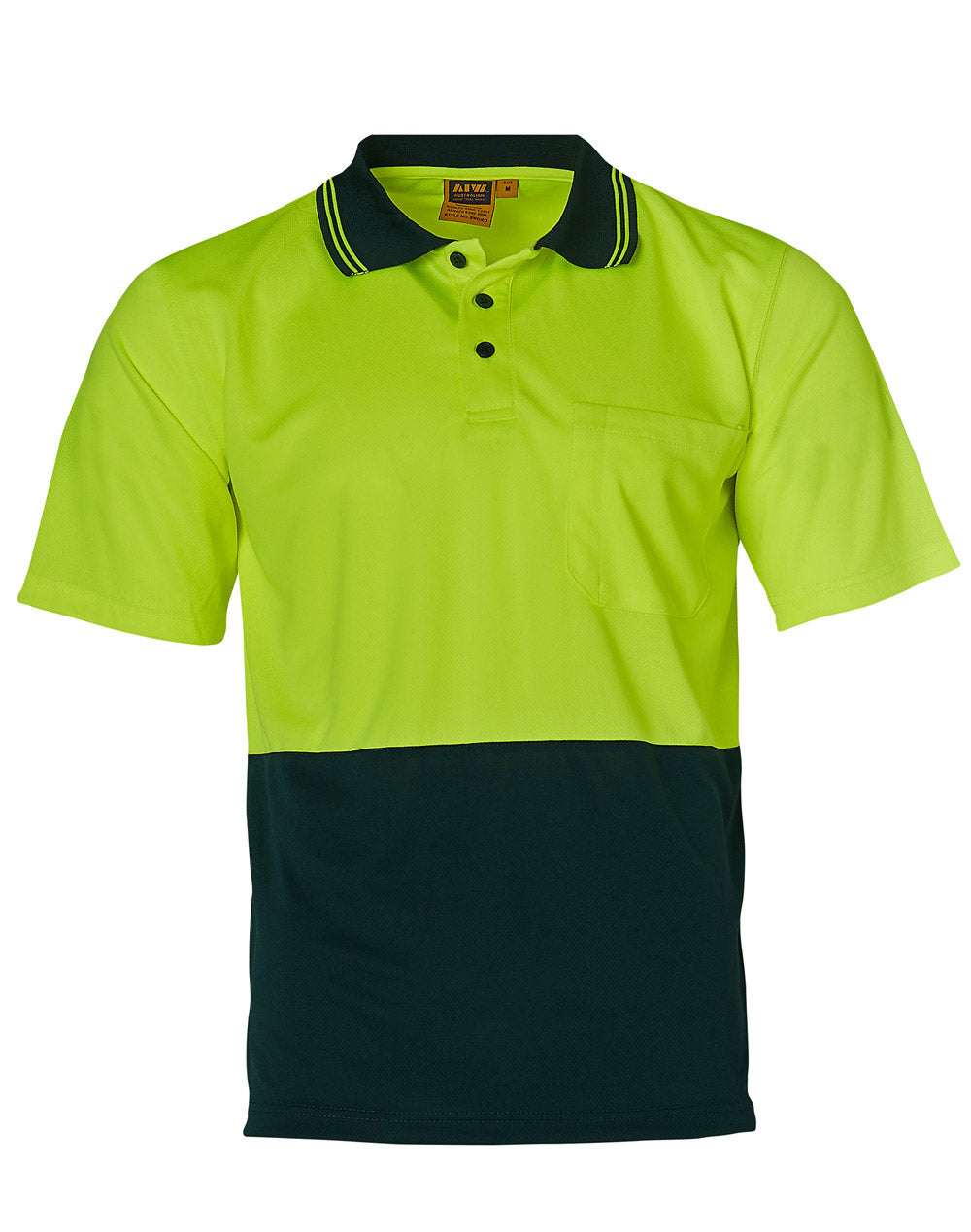 [SW01TD] Hi-Vis truedry safety polo S/S
