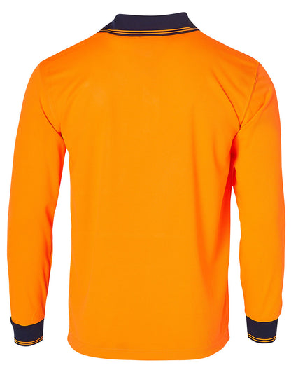 [SW05CD] Hi-Vis cooldry safety polo L/S