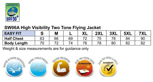 Hi-Vis Two Tone Flying Jacket (ELEMENT LOGIC)