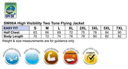 Hi-Vis Two Tone Flying Jacket (ELEMENT LOGIC)