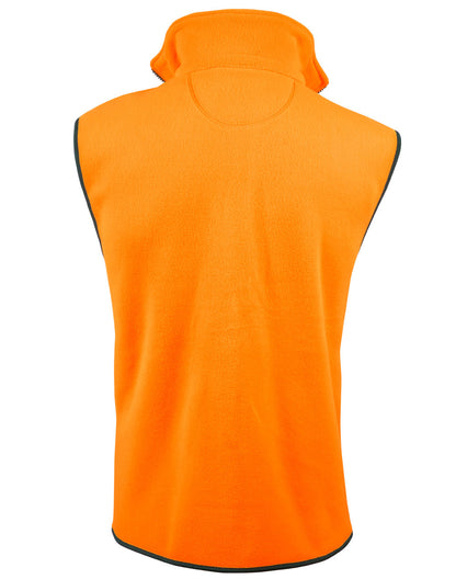 [SW08] Hi-Vis two tone polar fleecy vest