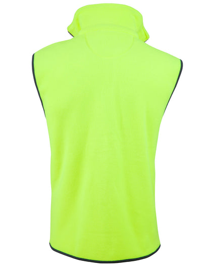 [SW08] Hi-Vis two tone polar fleecy vest