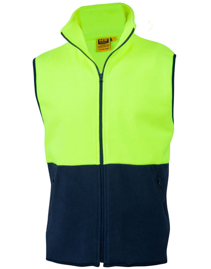 [SW08] Hi-Vis two tone polar fleecy vest