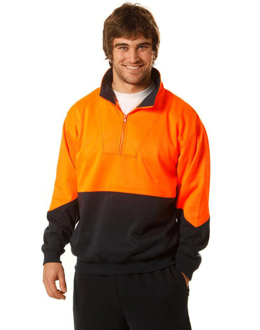 [SW13A] Hi-Vis L/S windcheater collar
