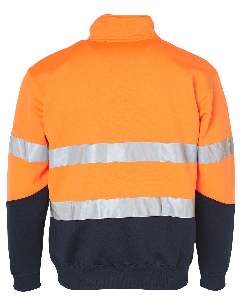 [SW14] Hi-Vis L/S Fleecy Collar Sweater 3M Tapes