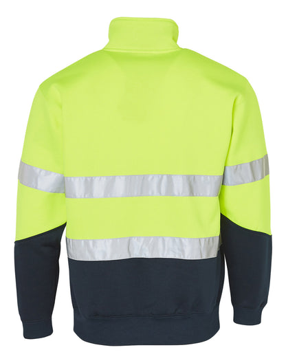 [SW14] Hi-Vis L/S Fleecy Collar Sweater 3M Tapes