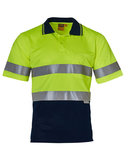 [SW17A] Hi-Vis S/S Safety Polo 3M Tapes