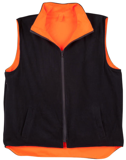 [SW19A] Hi-Vis Reversible Safety Vest With Hoop Pattern 3M Tapes