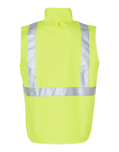 [SW19A] Hi-Vis Reversible Safety Vest With Hoop Pattern 3M Tapes