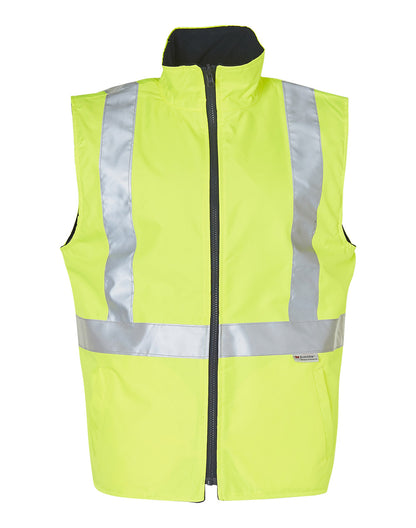 [SW19A] Hi-Vis Reversible Safety Vest With Hoop Pattern 3M Tapes