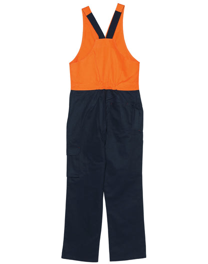 [SW201] Hi-His Two Tone Men's Cotton Drill Action Back Overall-Regular