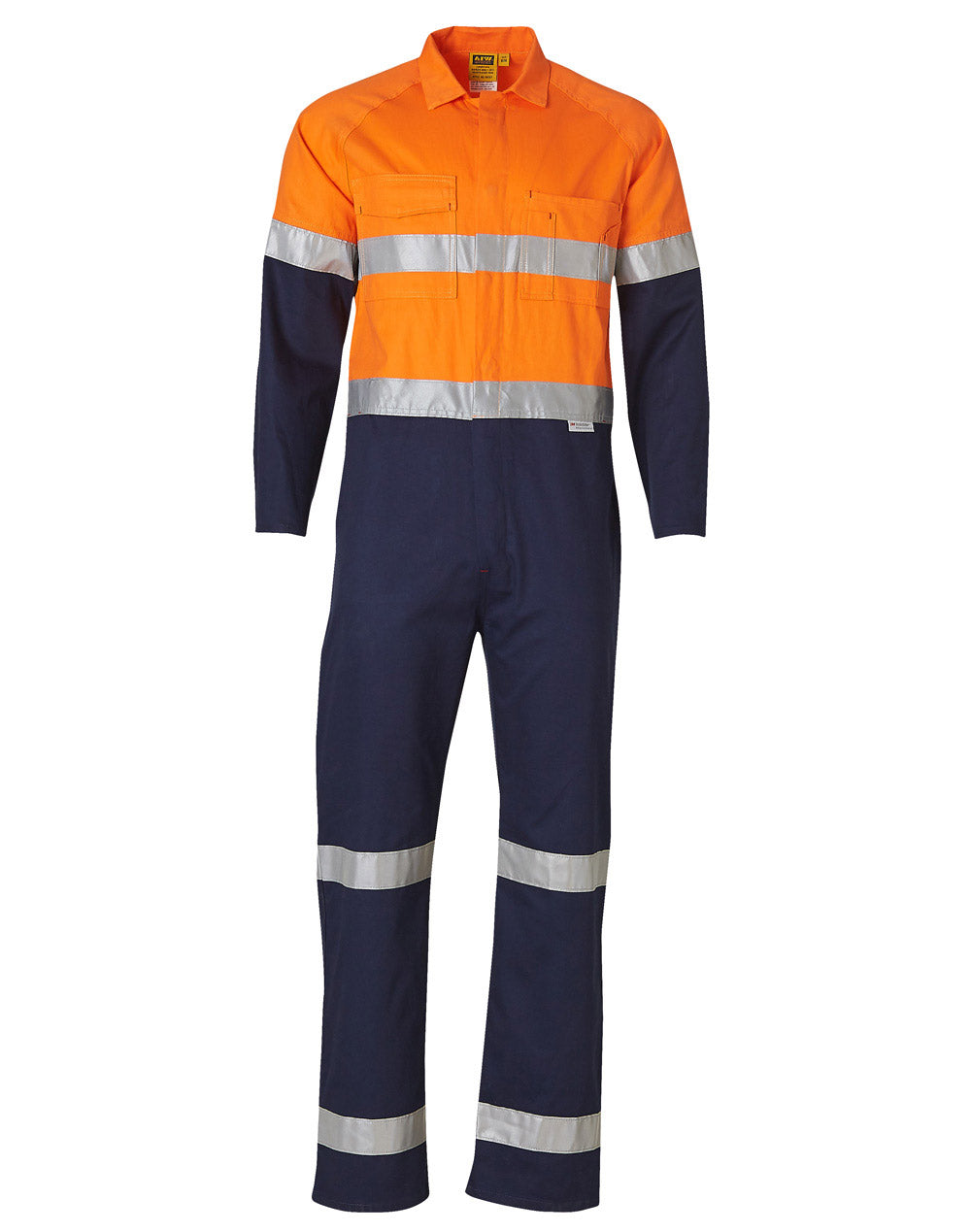 [SW207] Hi-Vis Men's Light Weight Cotton Coverall with 3M Tape-Regular