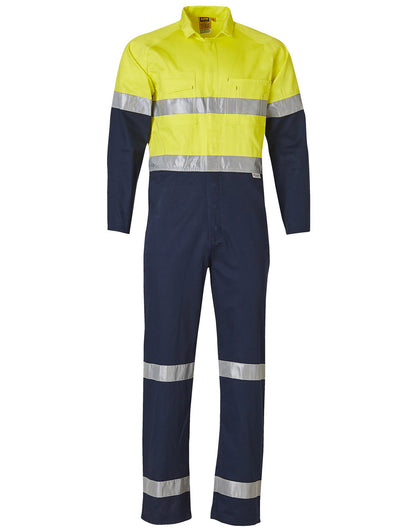 [SW207] Hi-Vis Men's Light Weight Cotton Coverall with 3M Tape-Regular