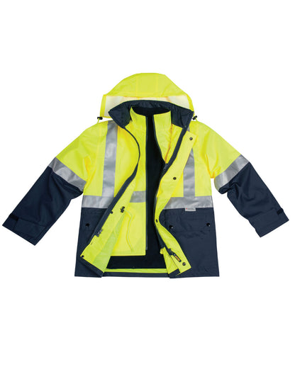 [SW20A] Hi-Vis Three in One Safety Jacket with 3M Tapes