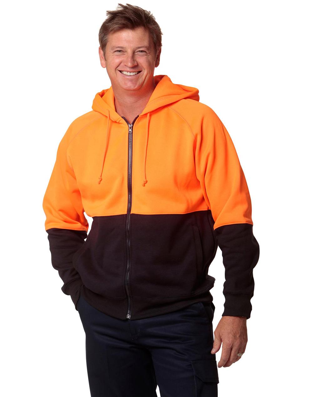 [SW24] Hi-Vis Two Tone Fleecy Hoodie