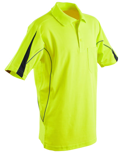 [SW25A] Men's Fashion Hi-Vis S/S Polo