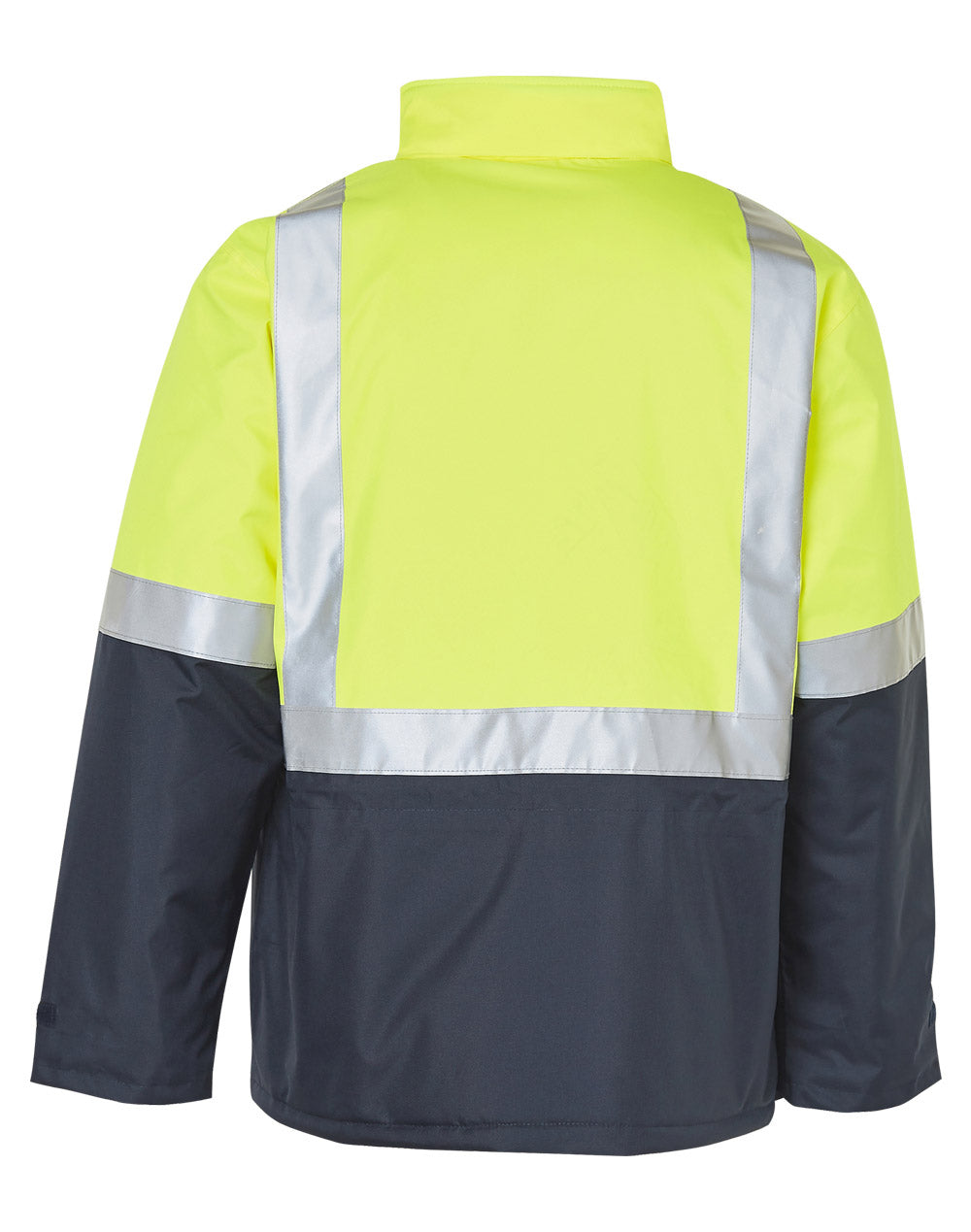 [SW28A] Hi-Vis Two Tone Rain Proof Quilted Safety Jacket With 3M Tapes