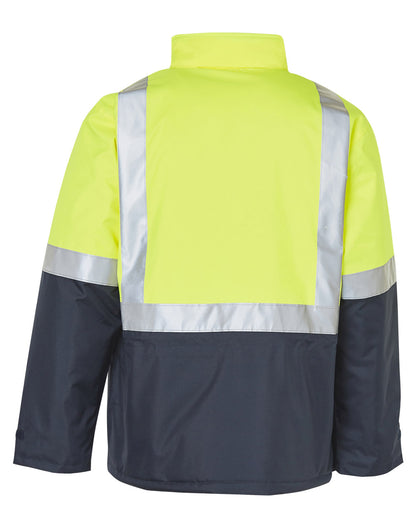 [SW28A] Hi-Vis Two Tone Rain Proof Quilted Safety Jacket With 3M Tapes
