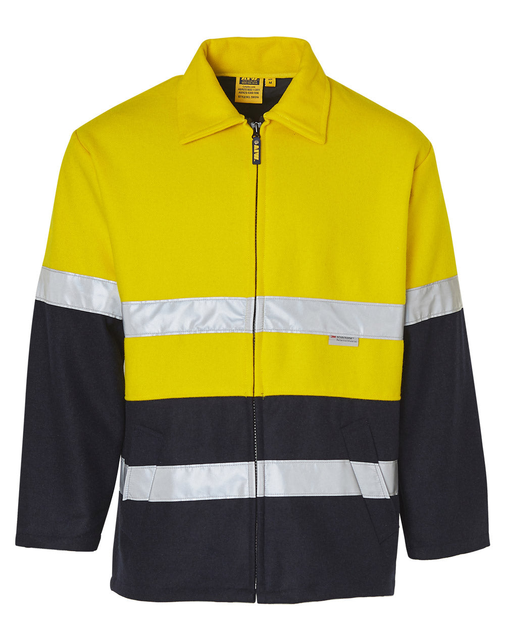 [SW31A] Hi-Vis Two Tone Bluey Safety Jacket with 3M Tapes