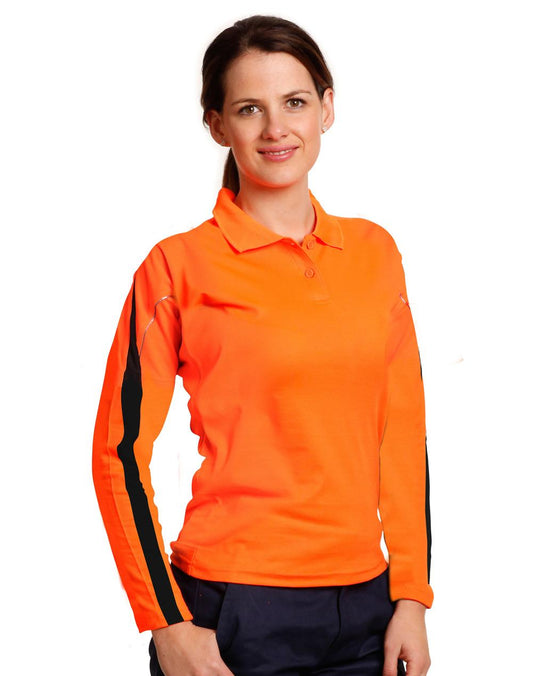 [SW34A] Ladies' Truedry L/S Hi-Vis Polo