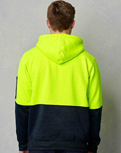 [SW38] Hi-Vis Two Tone Kangaroo Pocket Hoodie