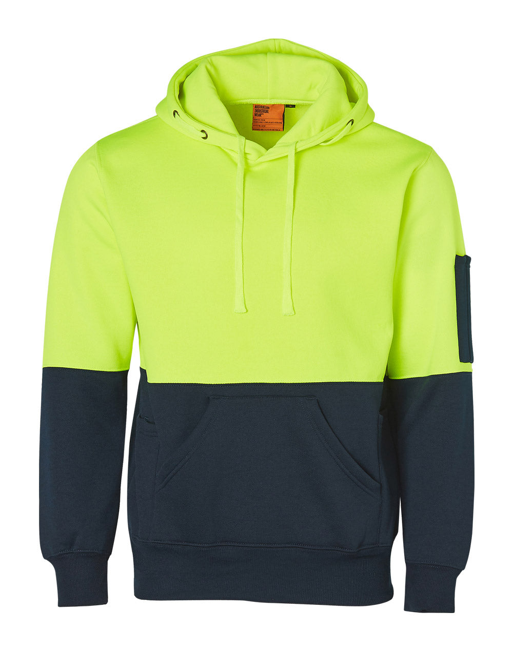 [SW38] Hi-Vis Two Tone Kangaroo Pocket Hoodie