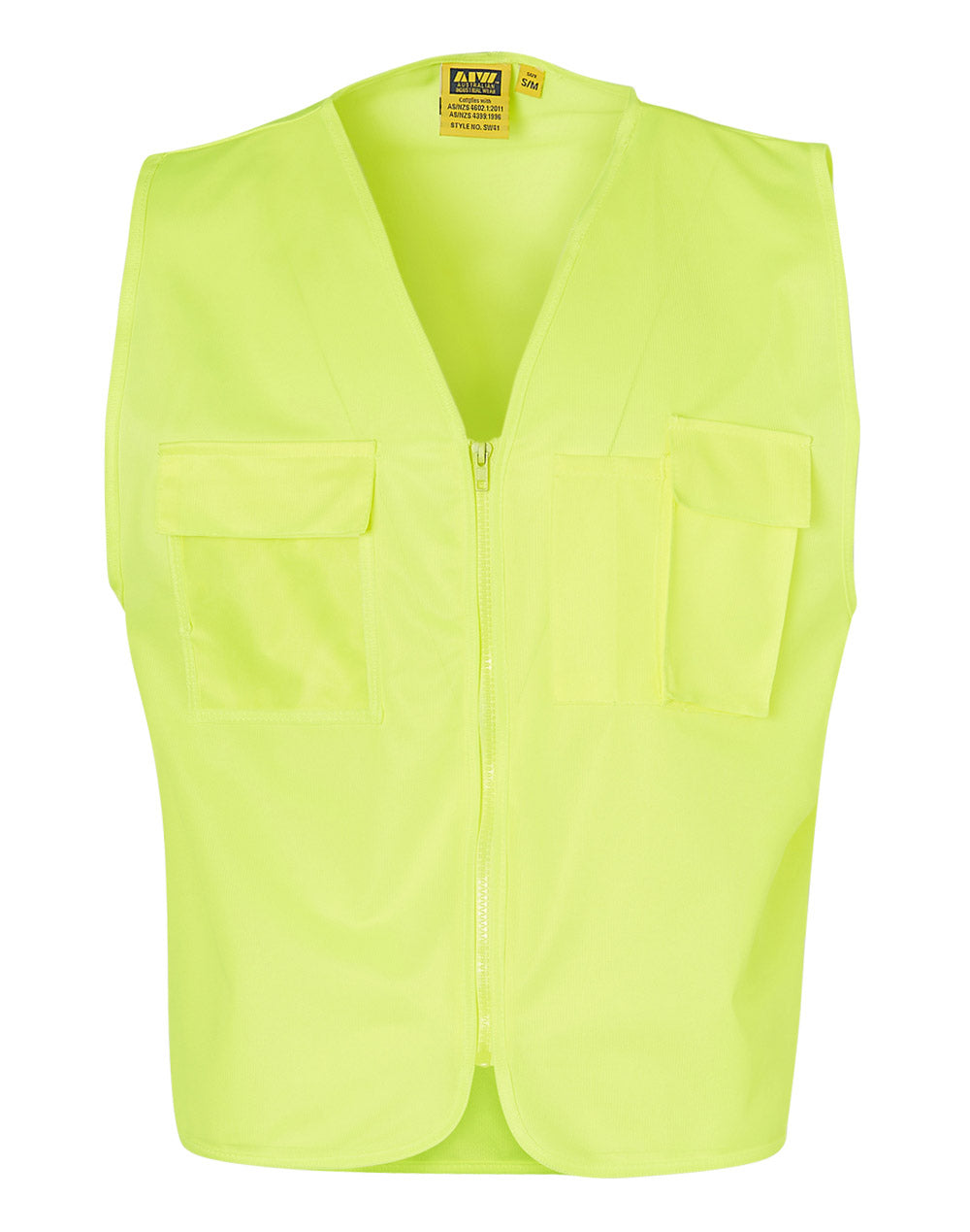 [SW41] Hi-Vis Safety Vest with ID Pocket