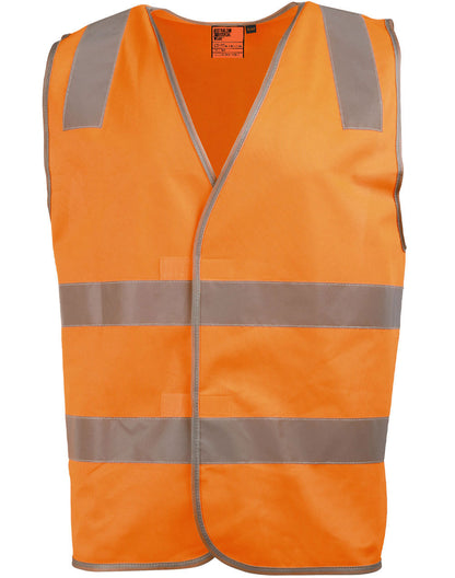 [SW43] Hi Vis Safety Vest With Shoulder Reflective Tapes