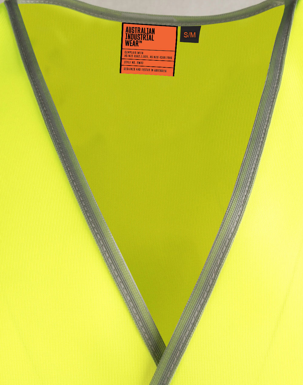 [SW43] Hi Vis Safety Vest With Shoulder Reflective Tapes