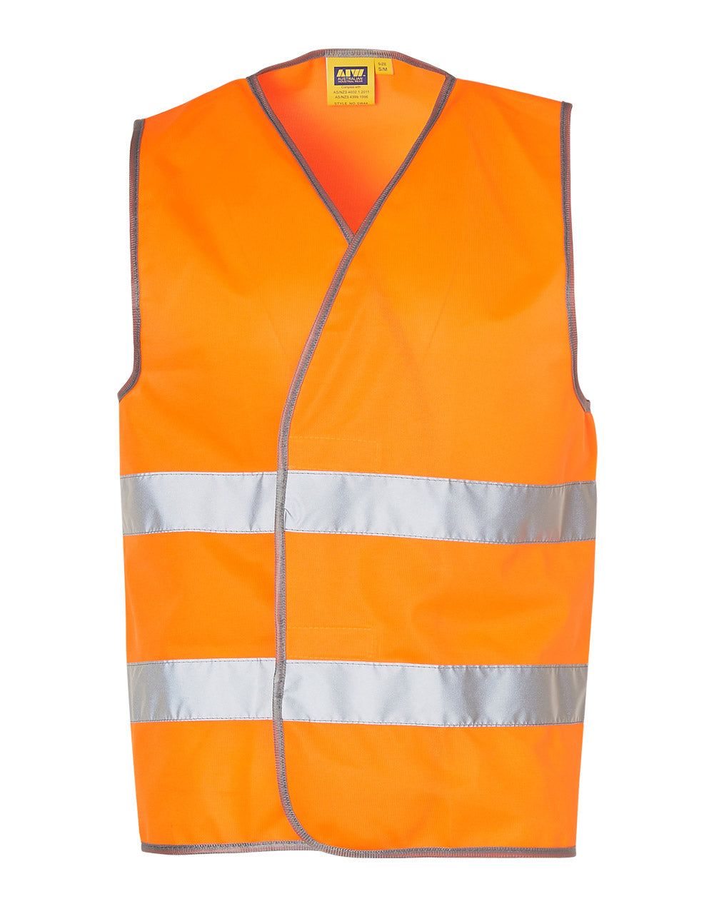 [SW44] Hi-Vis Safety Vest With Reflective Tapes