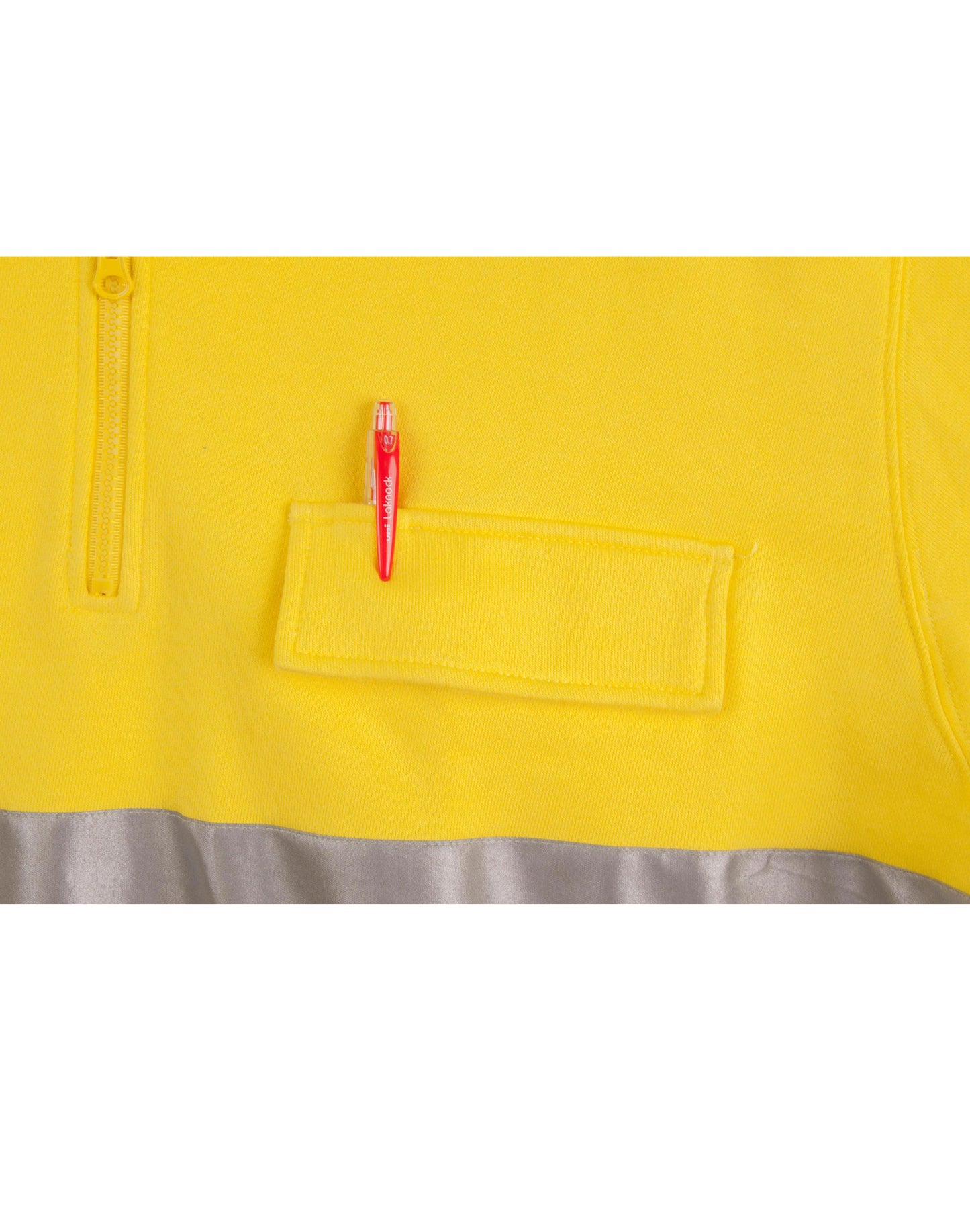 [SW48] Hi-Vis Two Tone Cotton Fleecy Sweat With 3M tapes