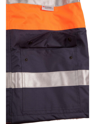 [SW50] Hi-Vis Long Line Safety Jacket With 3M Tapes