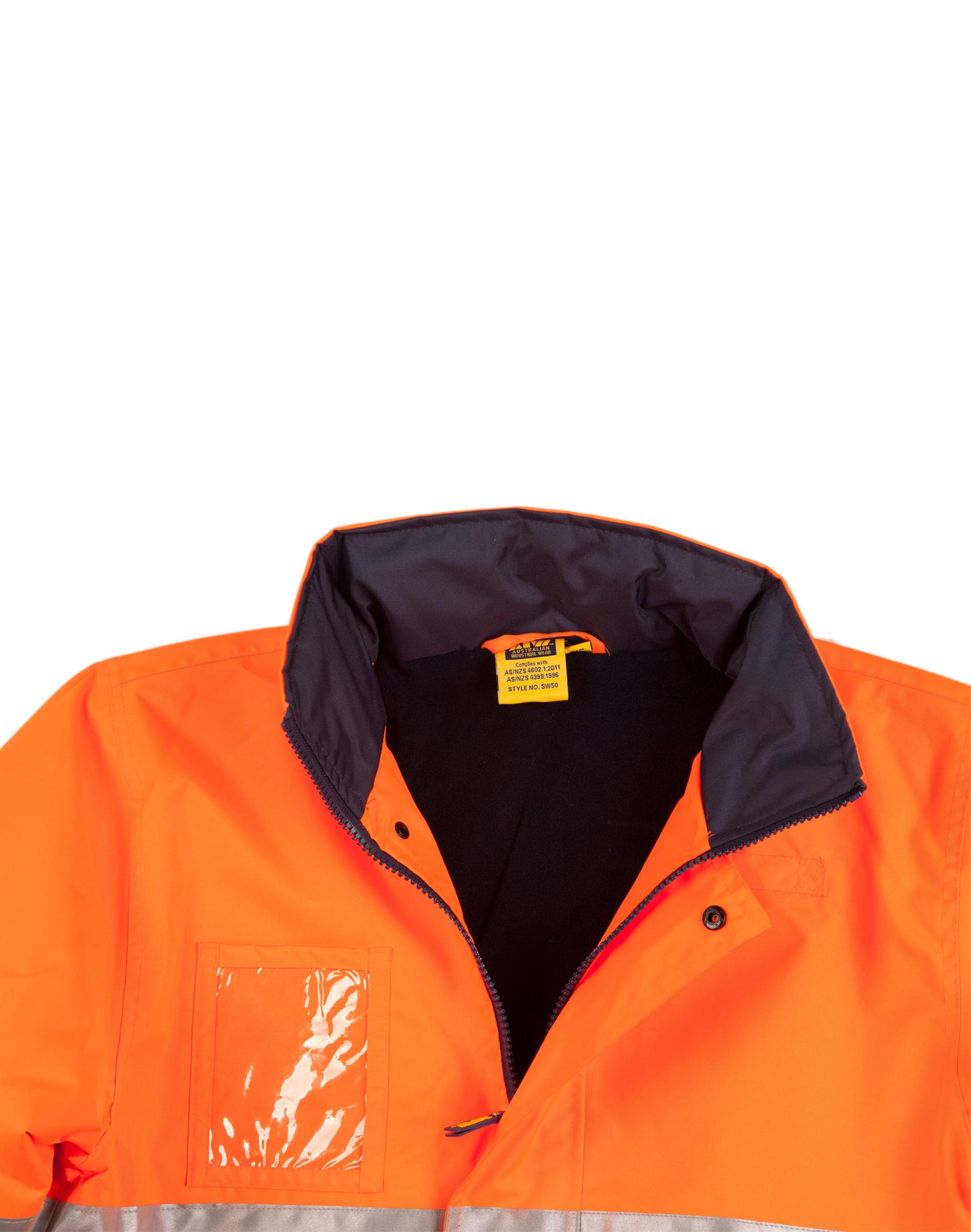 [SW50] Hi-Vis Long Line Safety Jacket With 3M Tapes