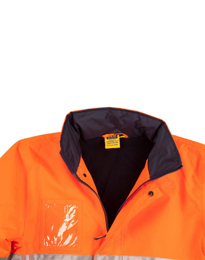 [SW50] Hi-Vis Long Line Safety Jacket With 3M Tapes