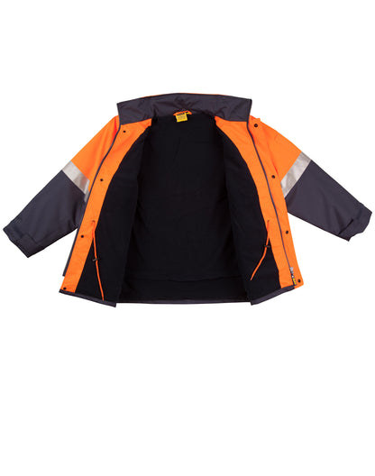 [SW50] Hi-Vis Long Line Safety Jacket With 3M Tapes