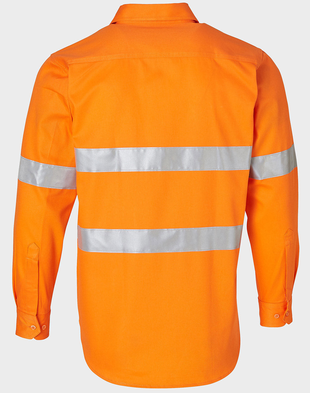[SW52] Men's Hi-Vis L/S Drill Shirt With 3M Tapes