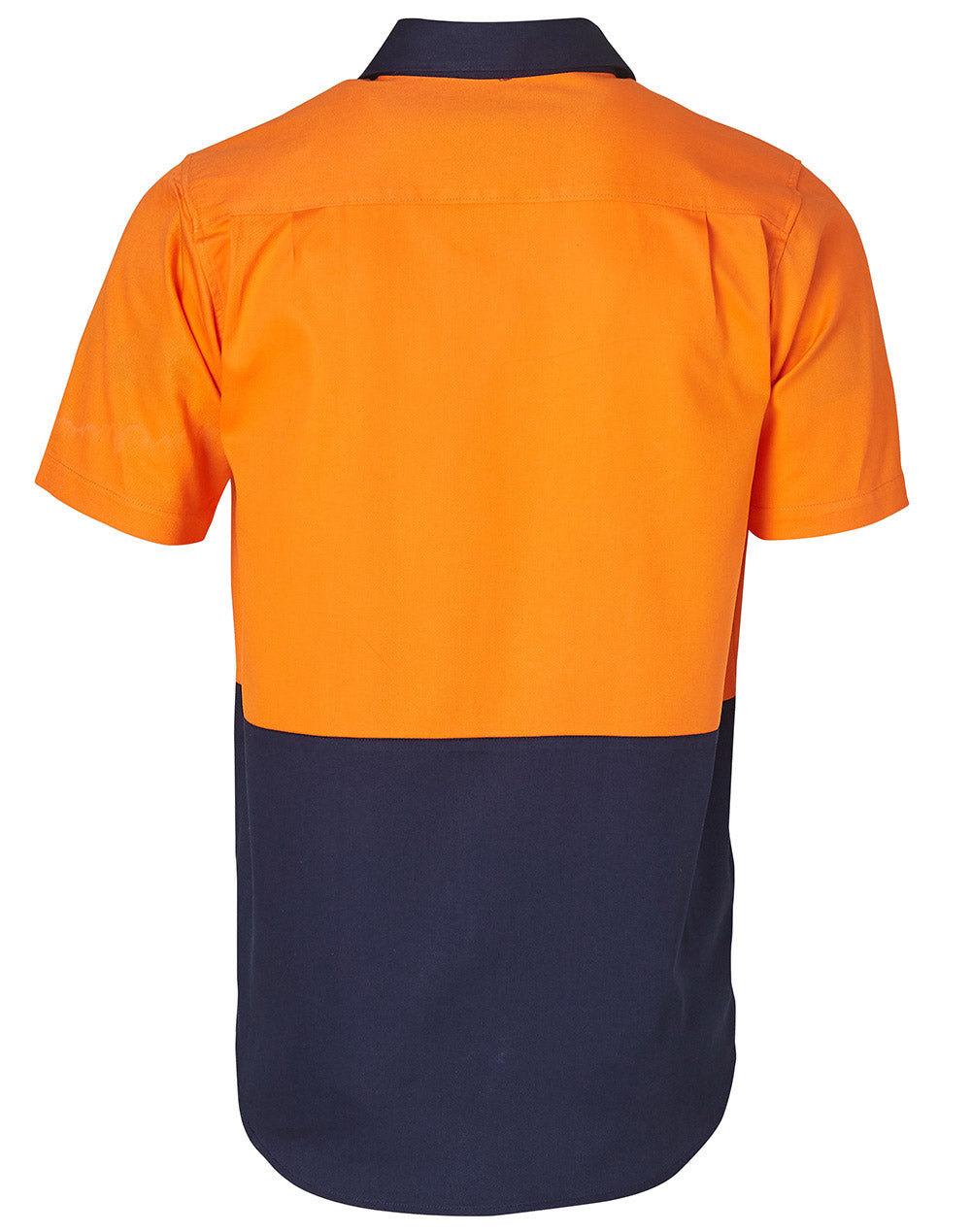 [SW53] Hi-Vis two tone S/S cotton work shirt