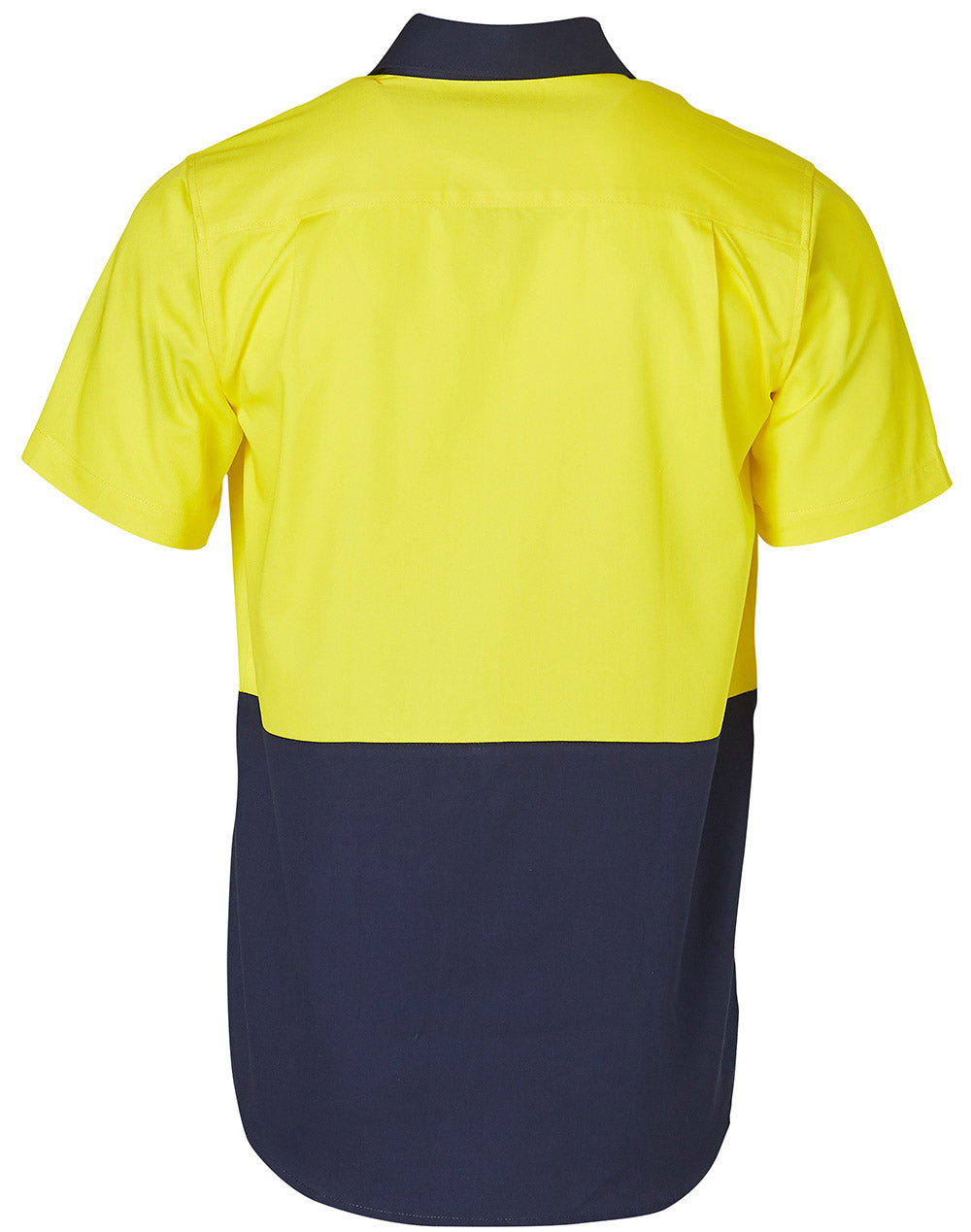 [SW53] Hi-Vis two tone S/S cotton work shirt